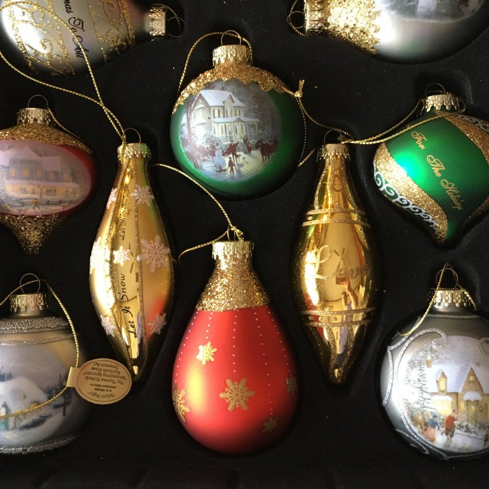 Thomas Kinkade Shimmering Splendor Ornamen…